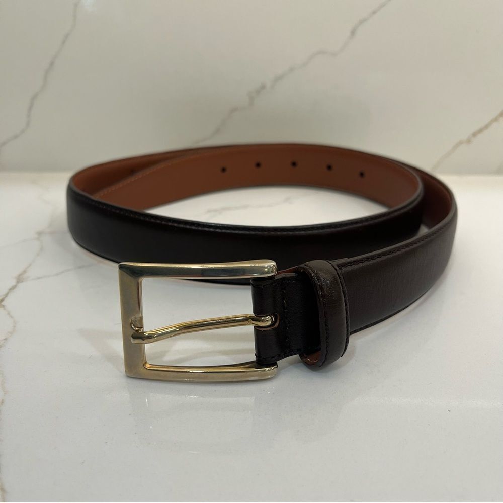 Brooks Brothers Italian Leather Belt- 32 - Picture 2 of 7